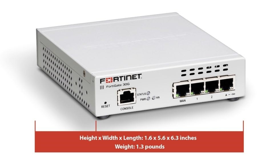 Fortinet FortiGate 30G Network Security/Firewall Appliance FG30GBDL95012