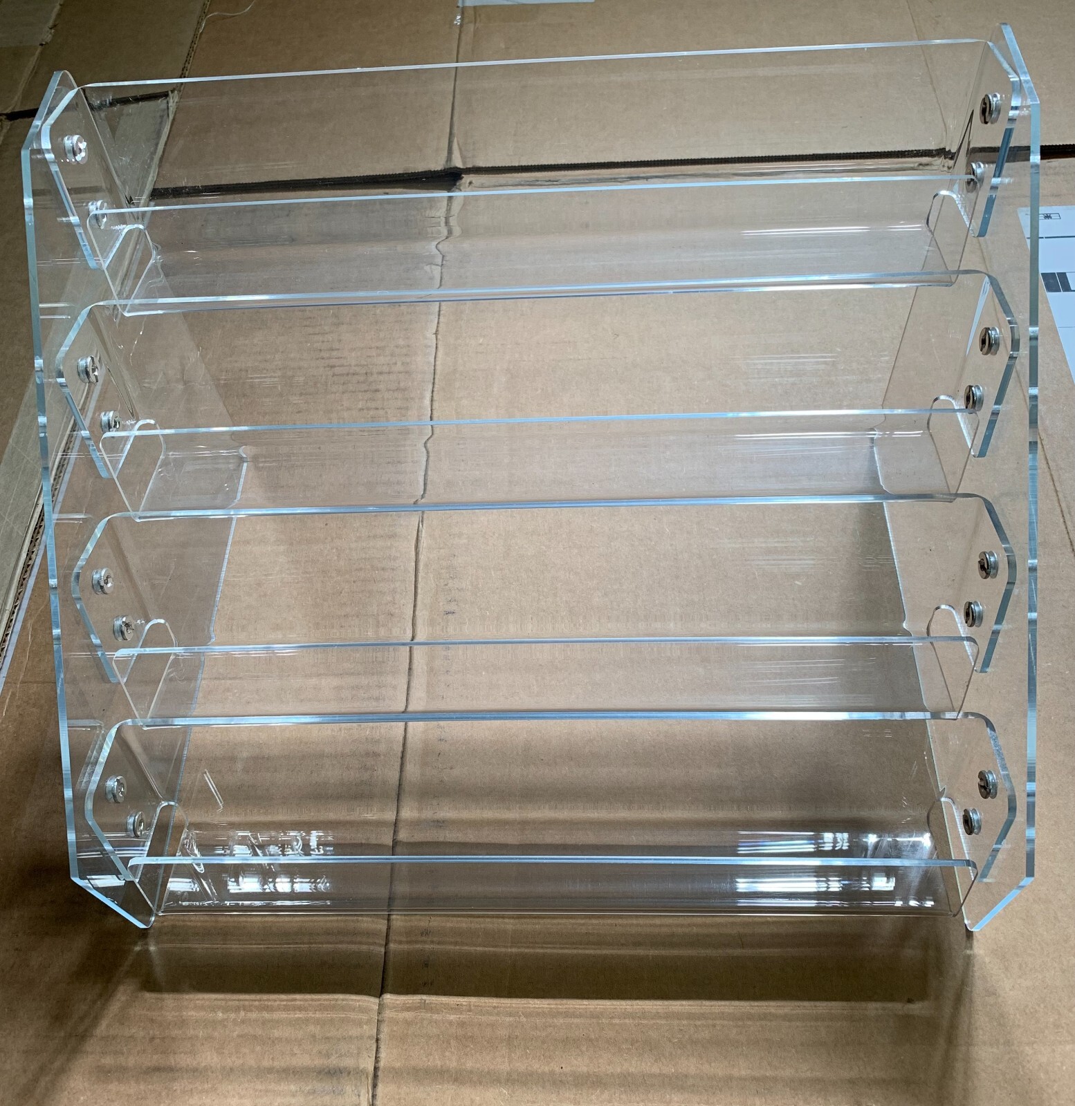 Acrylic Gift Enclosure Counter Display Rack
