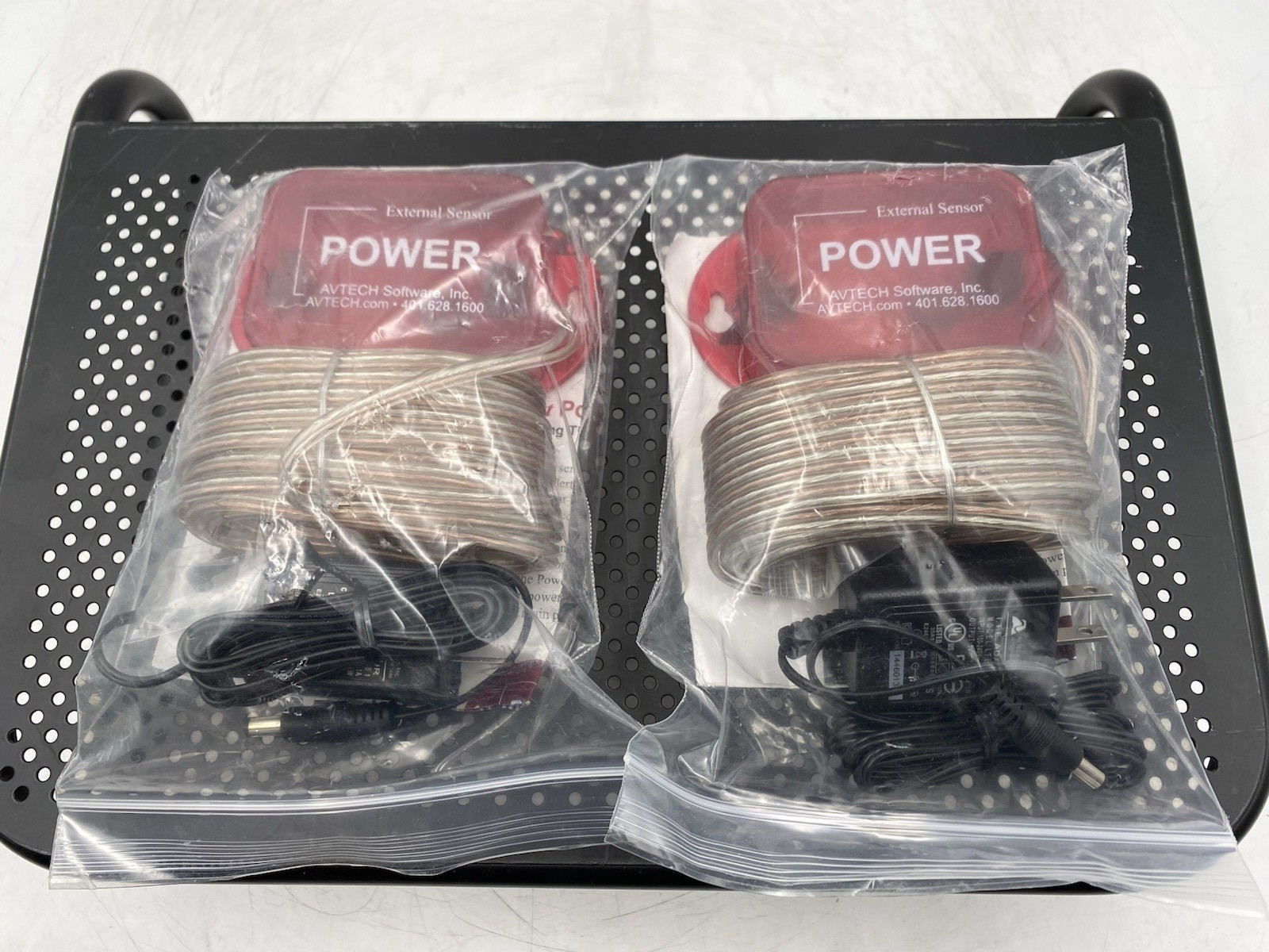 Lot of 2 AVTECH SOFTEWARE INC. FLOOD External Sensor