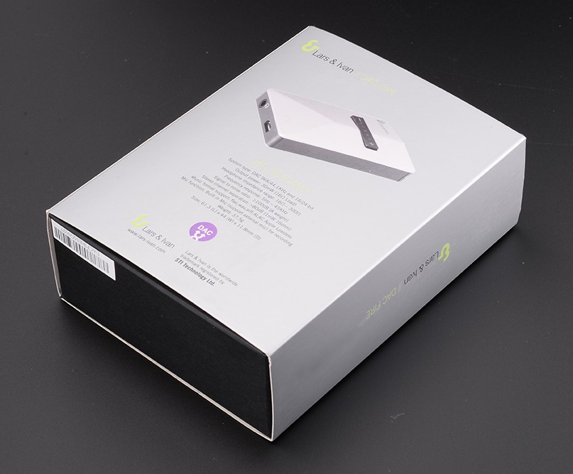 Lars & Ivan DAC-FIRE Portable Hi Res Audio Headphone Amp, Silver, One Size