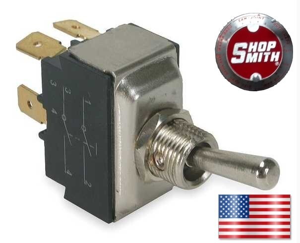 Toggle Switch ON-OFF for Shopsmith Mark V Headstock 1954-1991