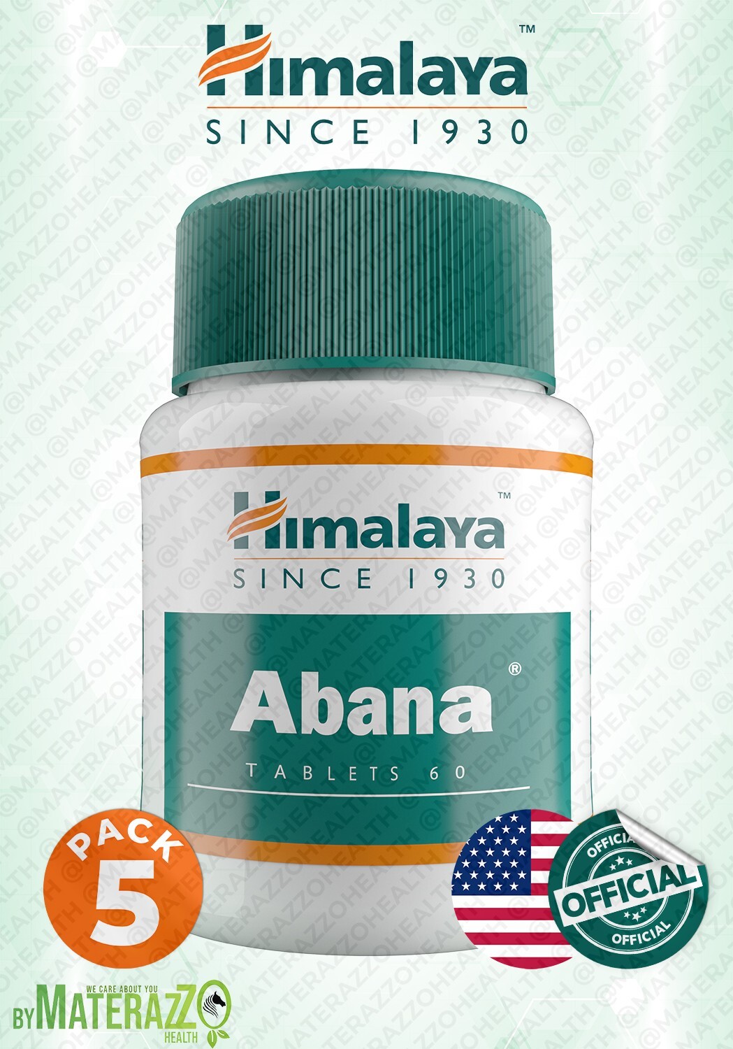 5 Bottles Himalaya ABANA 300 Tablets Care Cholesterol Triglyceride