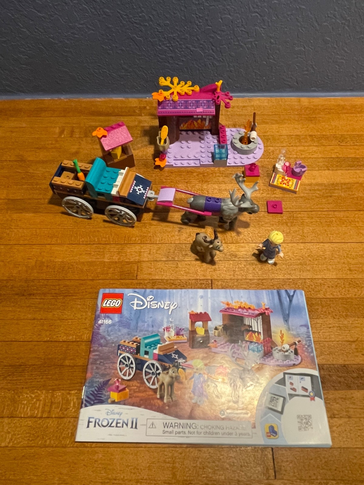 Lego - Disney - 41166 - Elsa's Wagon Adventure - 100% Complete -Instructions