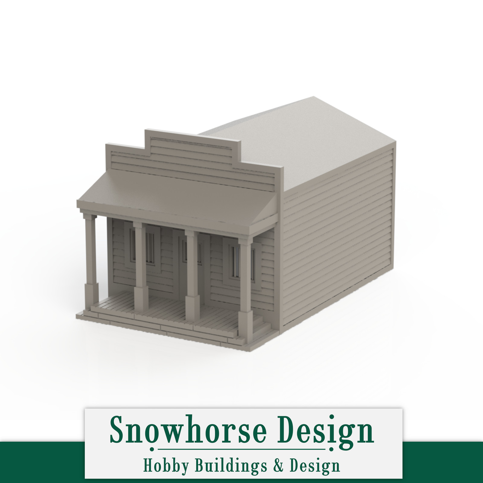 Small Jail (Unpainted) | Western Collection (HO Scale 1:87)
