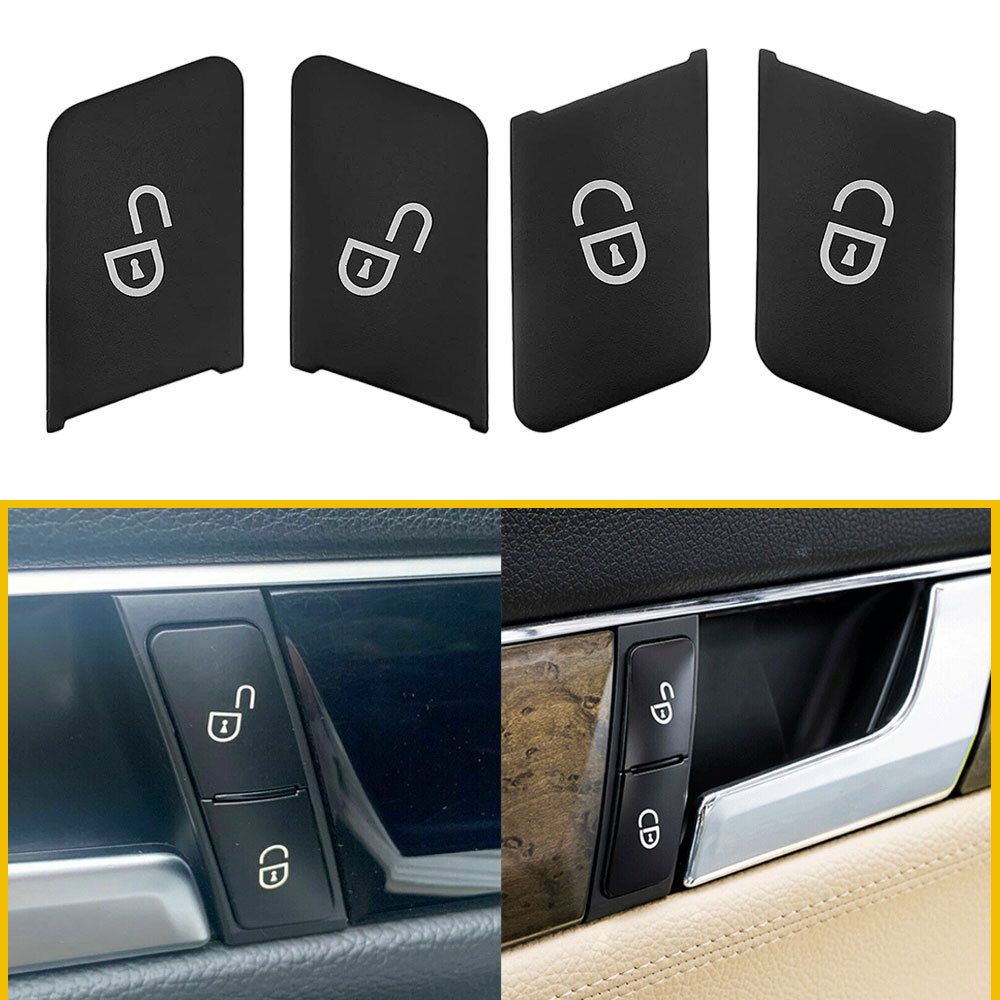 For Mercedes Benz Class W204 W212 Door Car Lock Unlock Switch Button Trim Cover