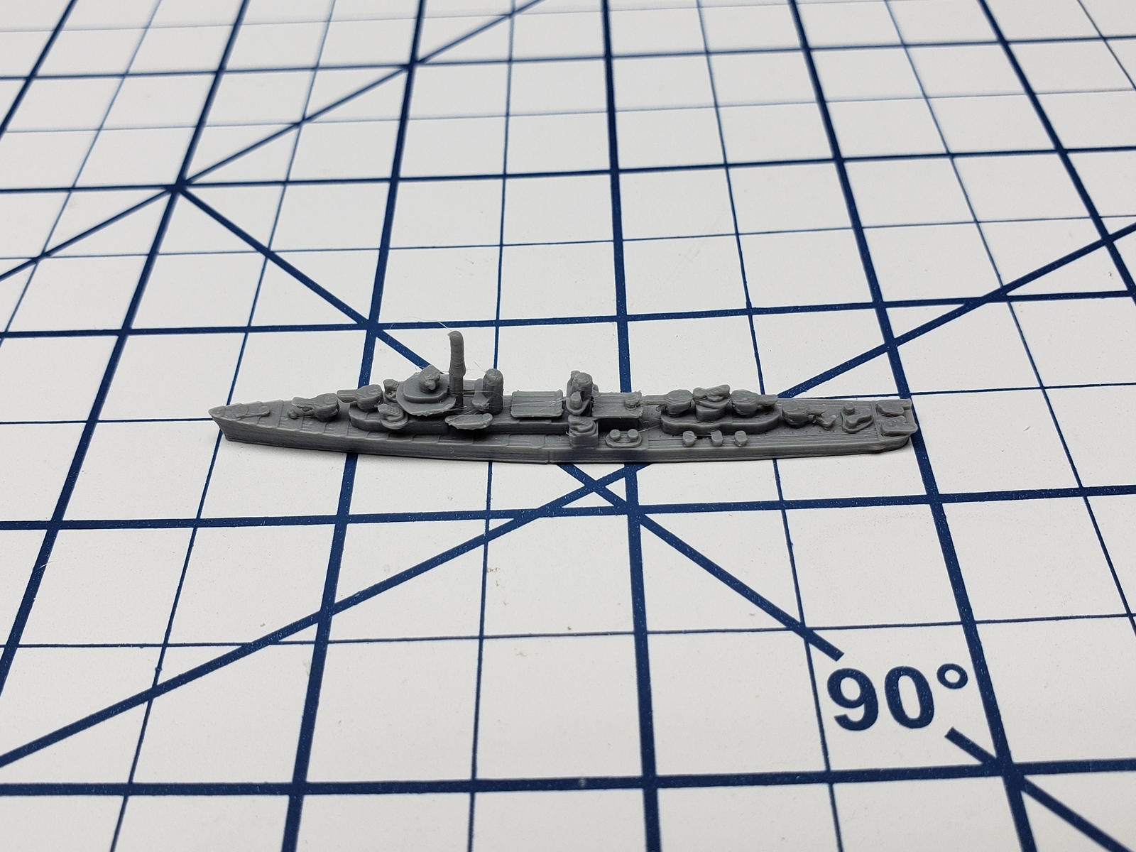 Destroyer - Fletcher Class V3 - USN - Wargaming - Axis and Allies - Naval Miniat