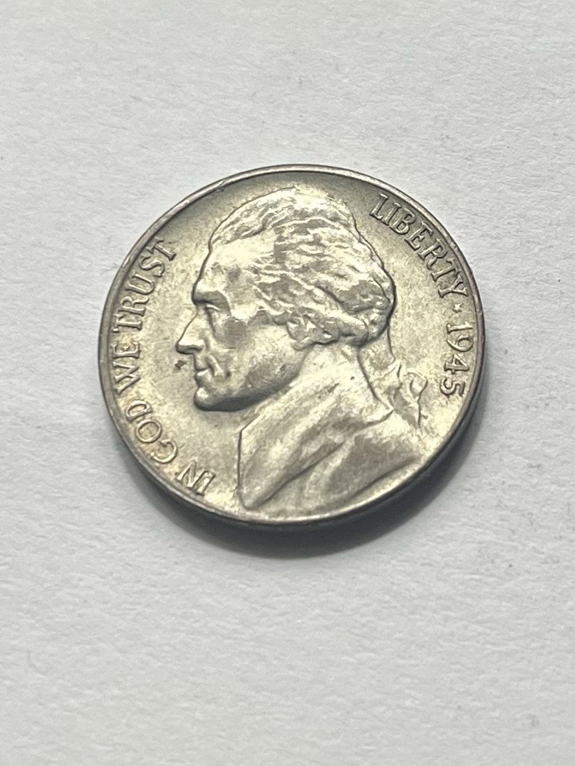 1945 S RPM-009 Silver War Nickel AU Stage D