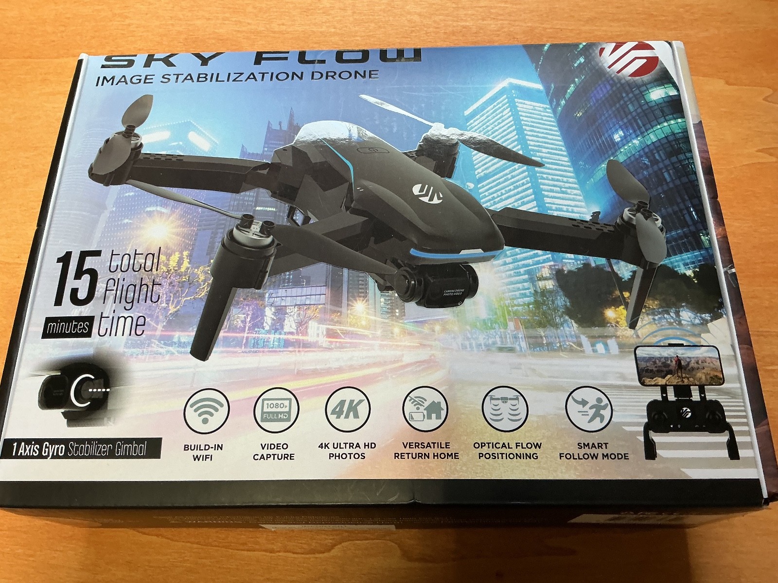 sky flow image stabilization drone