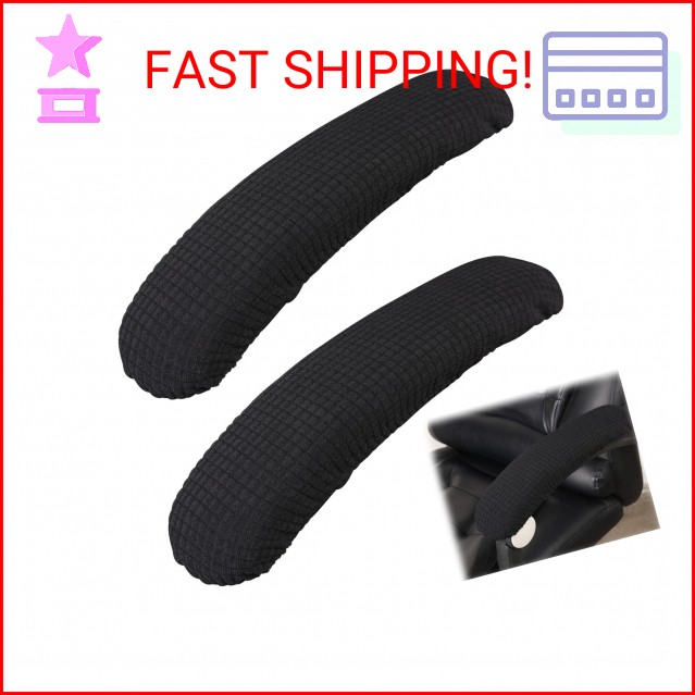 Vin Beauty Office Chair Armrest Covers, 2Pcs Office Removable Arm Rest Covering,