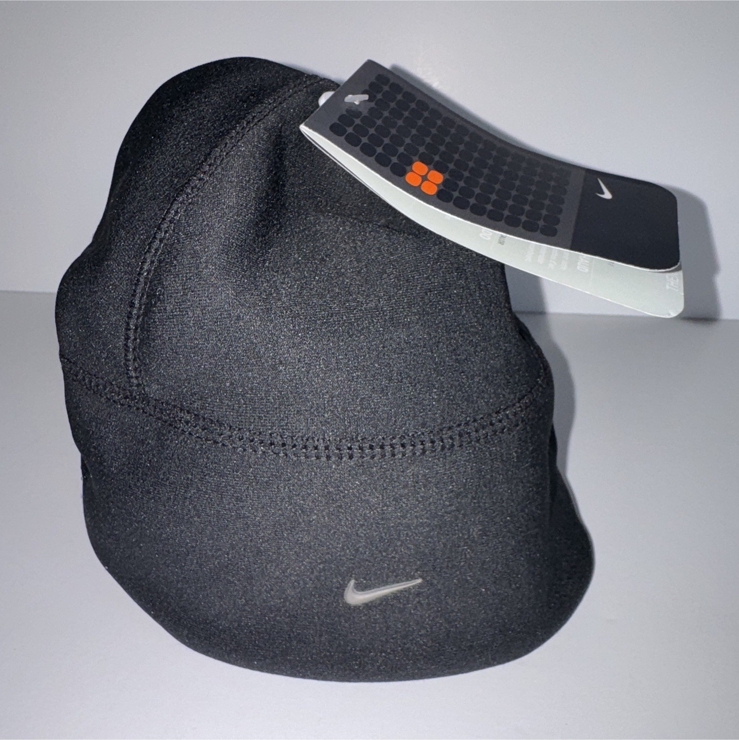 Vintage Nike Therma-FIT Hatphones Beanie - Built-in Headphones iPod - Black
