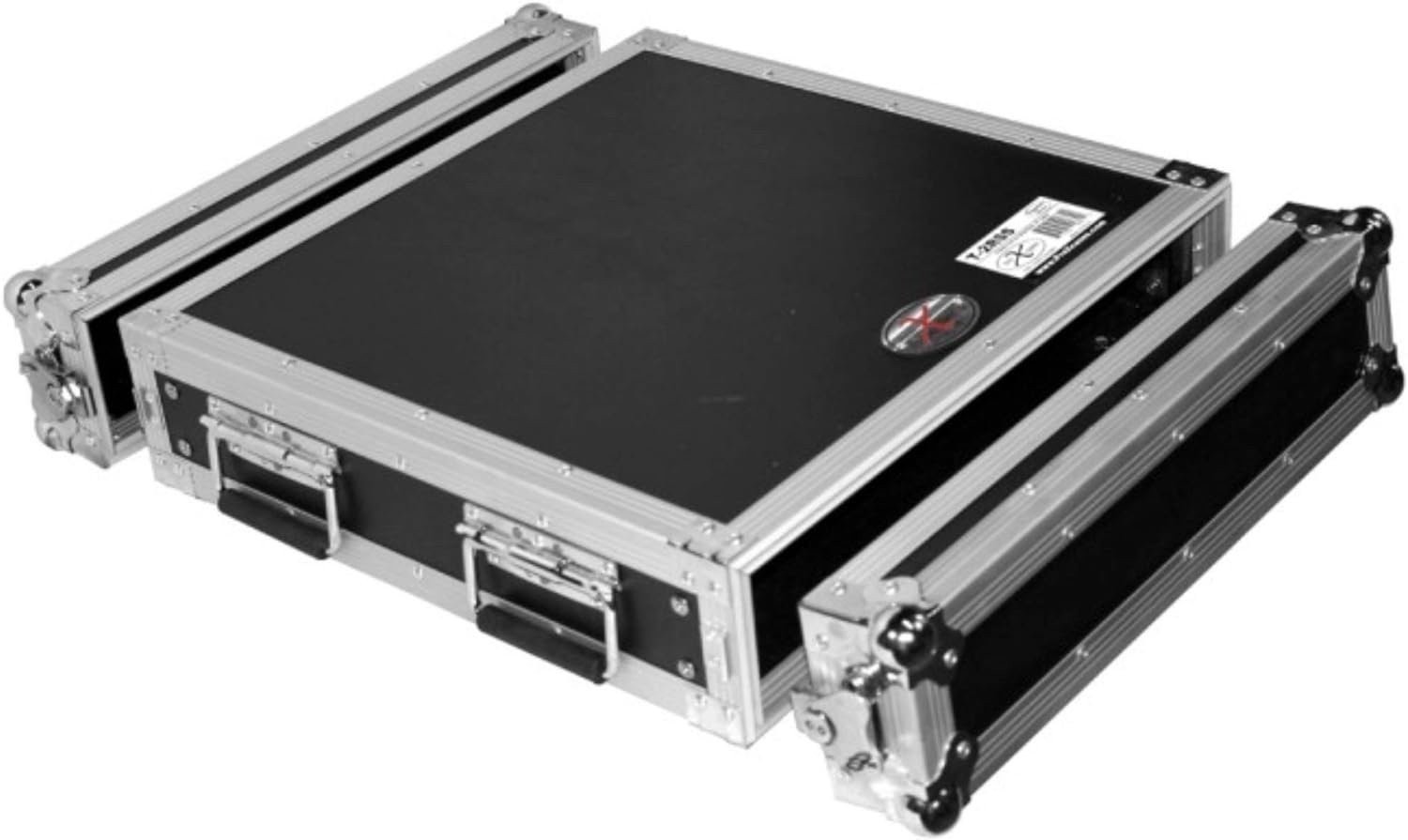 ProX T-2RSS 2U 2U 2 Space Rack Mount ATA Flight Case 19 Inch Depth