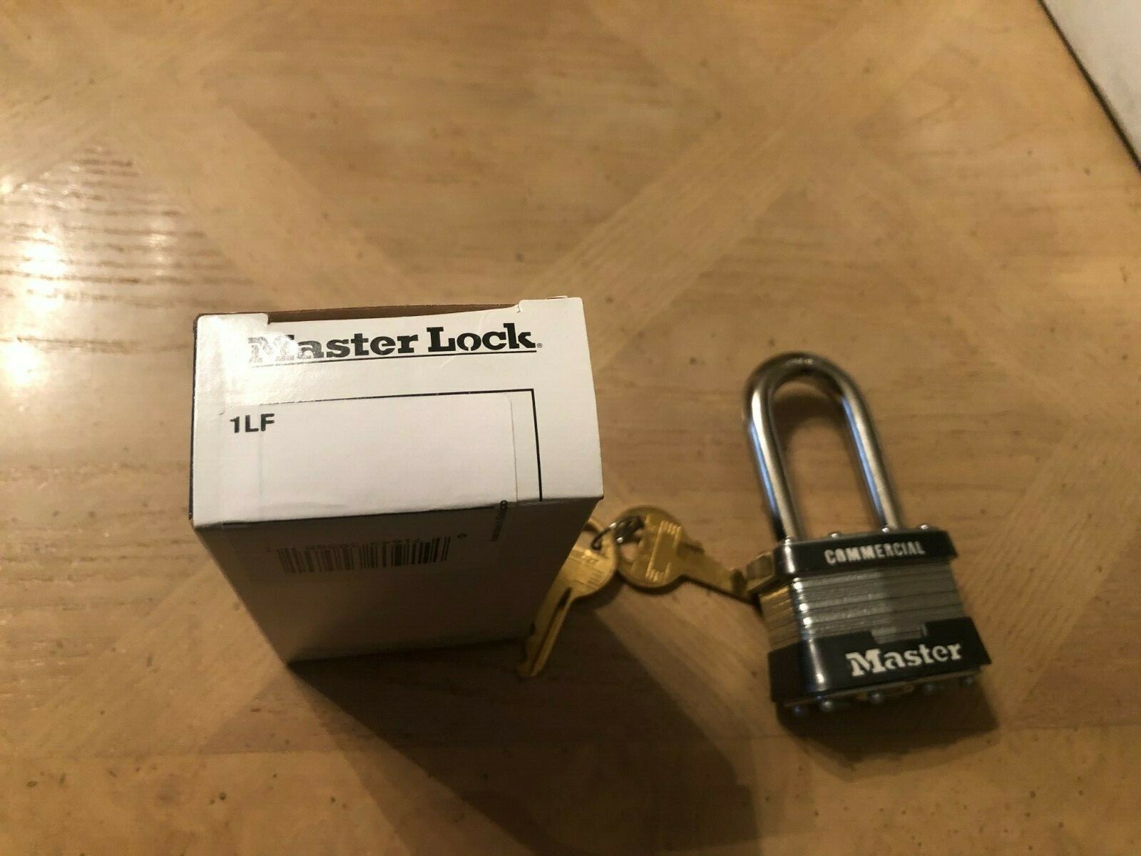 1- MASTER LOCK 1LF KEYED DIFFERENT COMMERCIAL GRADE NIB