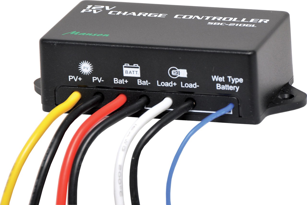Manson 6A 12VDC PWM Night Switch Solar Charge Controller