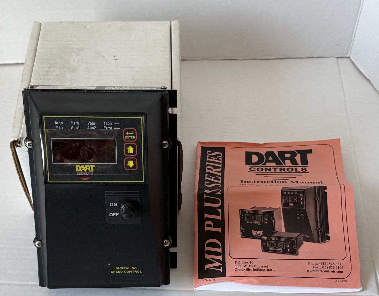 Dart Controls MD50E, NEMA 4 Closed loop microprocessor based DC motor Speed Cont