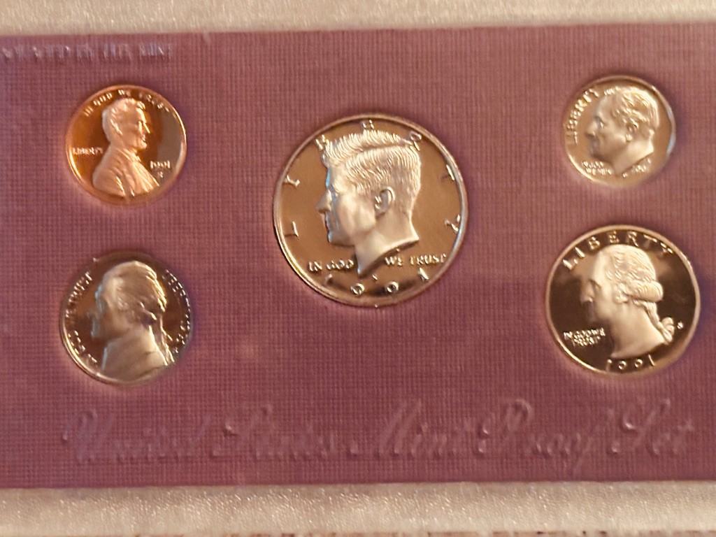 US Proof Sets Lot of 5 (1990-1994)