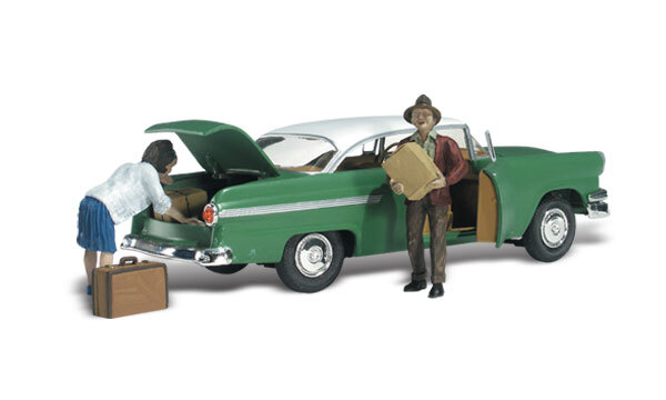 Woodland Scenics Lubener's Loading N Railroad Train Figure / Vehicle AS5326