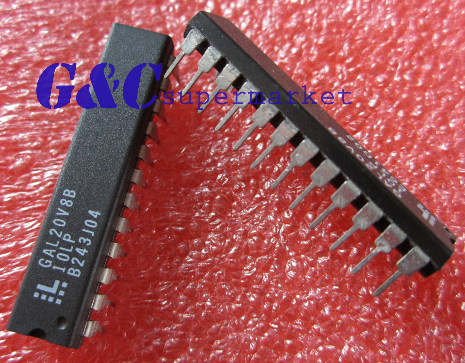 50PCS GAL20V8B-10LP GAL20V8B-10 IC CPLD 8MC 10NS 24DIP D26