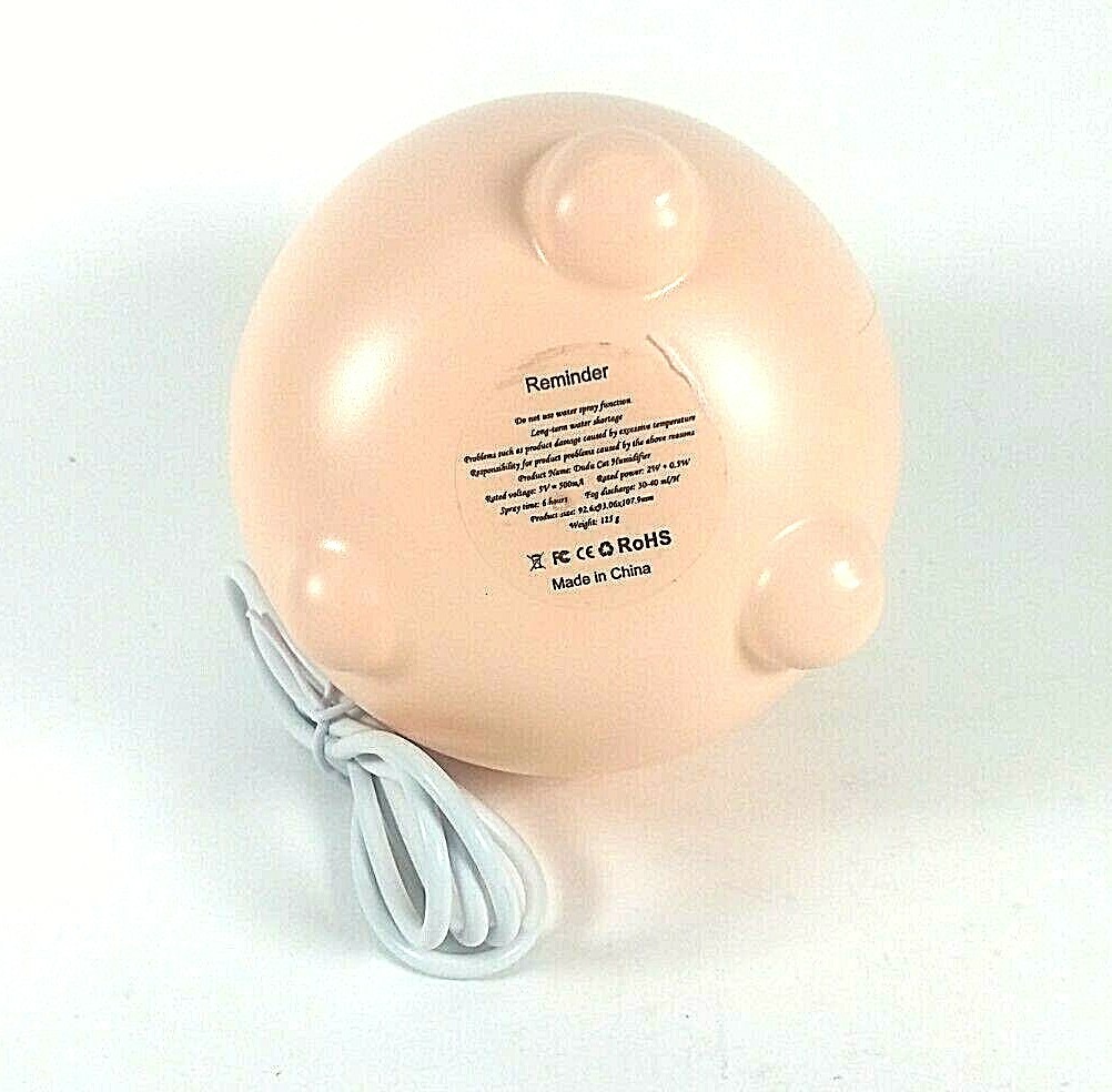Lovely Mini Cat USB Home Office Spray Moisturizing Quiet Diffuser Humidifier