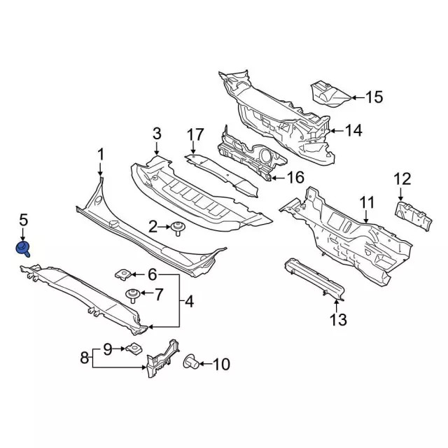 Genuine Ford Engine Control Module (ECM) Bolt W712781-S442