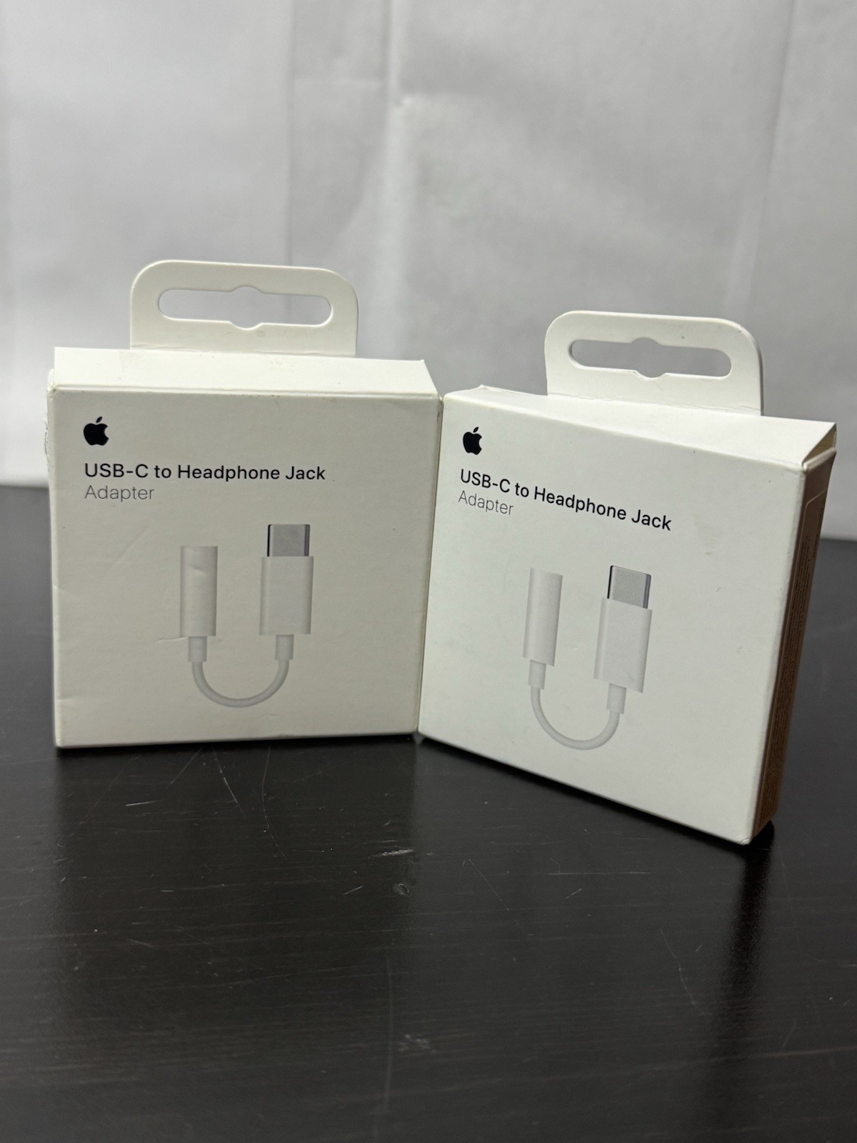 2 Pack Genuine Apple USB-C to 3.5mm Headphone Jack Adapter OEM MW2Q3AM/A A2049
