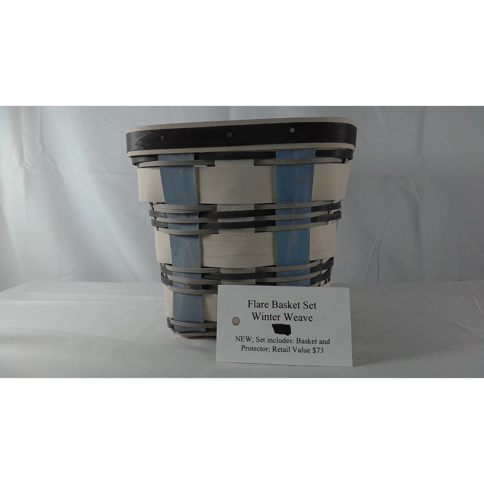 Longaberger 2017 Flare Basket Set Winter Weave