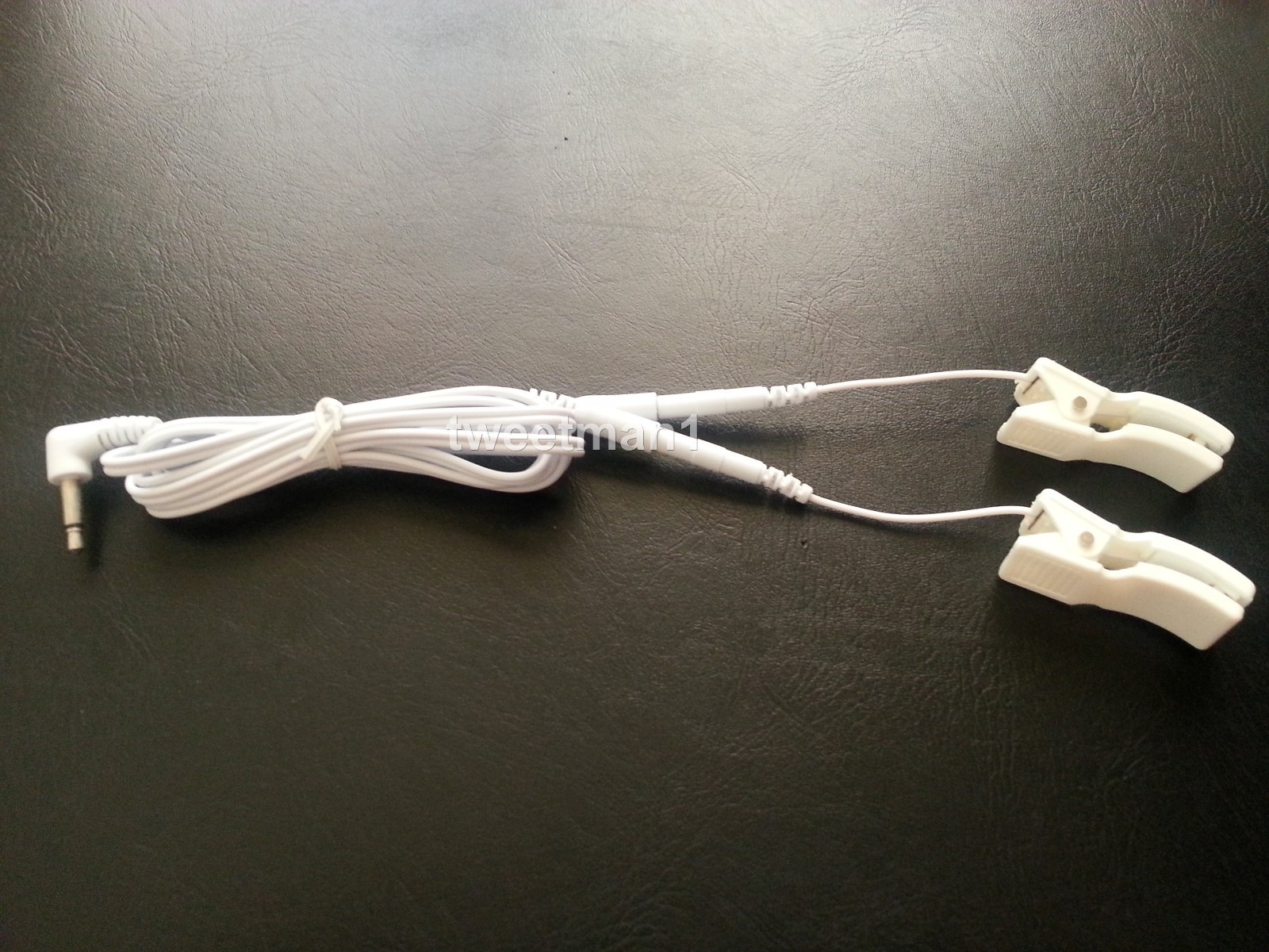 INTERCHANGEABLE ELECTRODES/LEAD CABLES~2 EAR CLIP ELECTRODES + 3.5mm LEAD CABLE