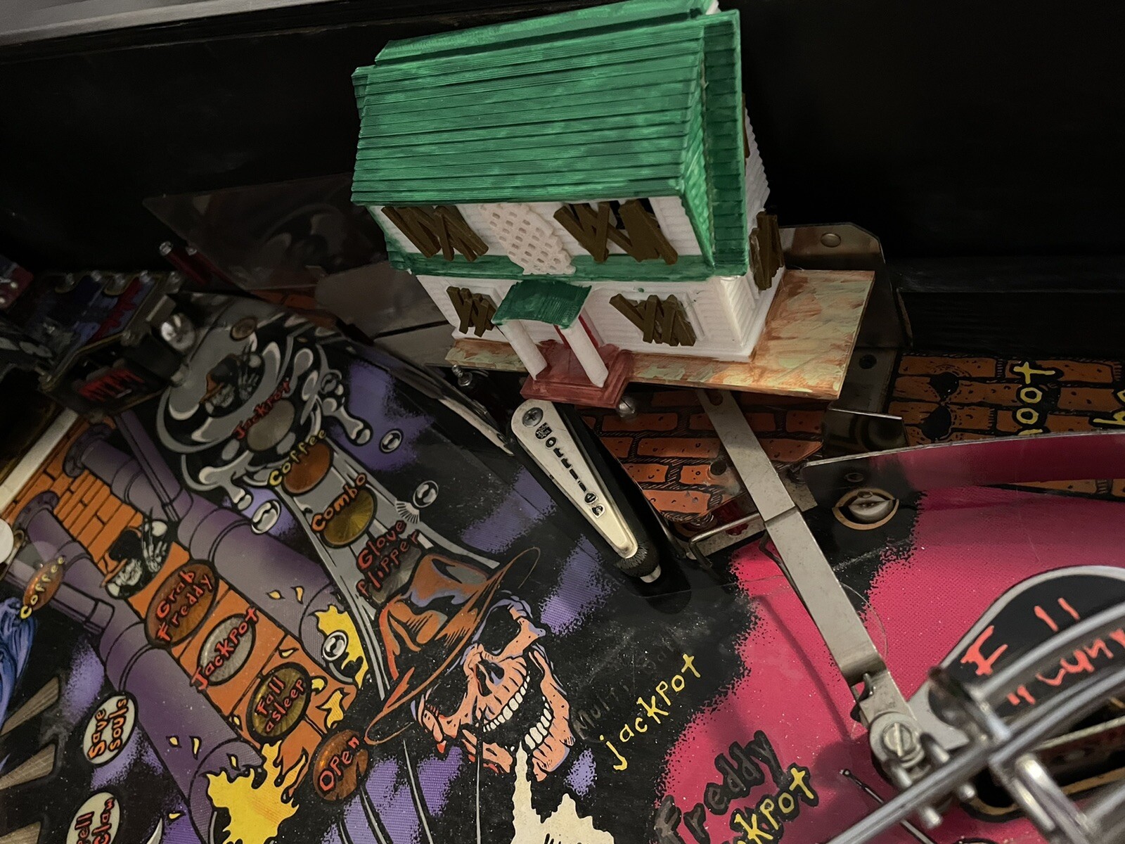 Custom Freddy Pinball nightmare on elmstreet pinball House Mod part