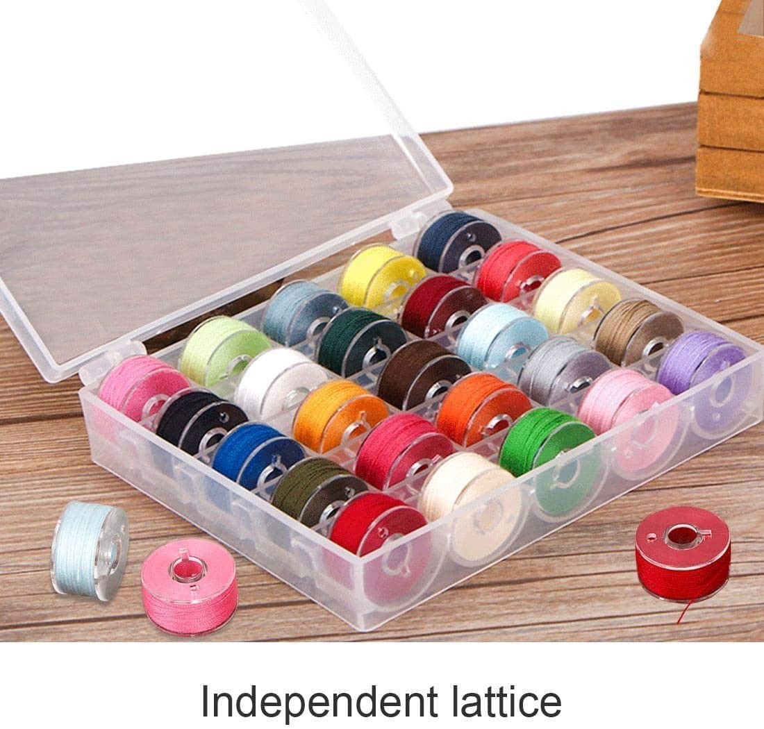 Bobbin Box,Machine Organizer Plastic 4Pack, Transparent