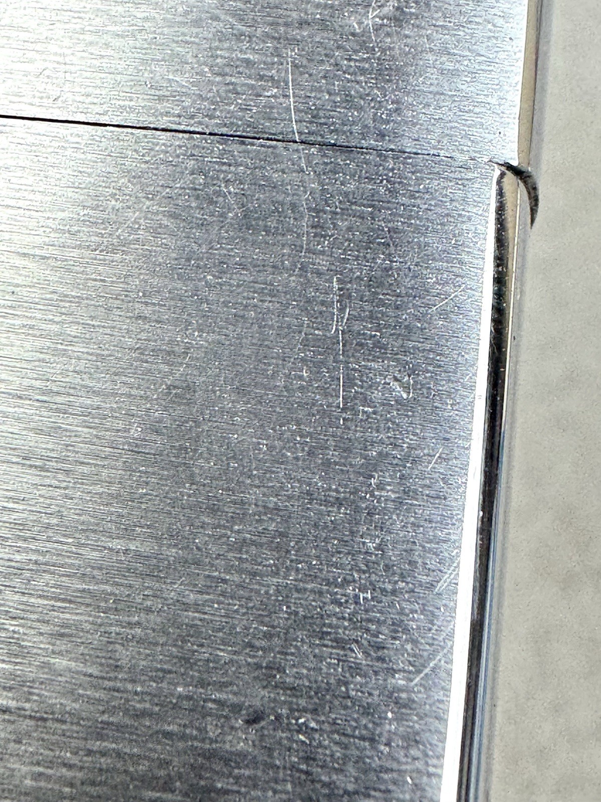 Vintage 1995 Zippo Lighter Plain H (XI) Untested
