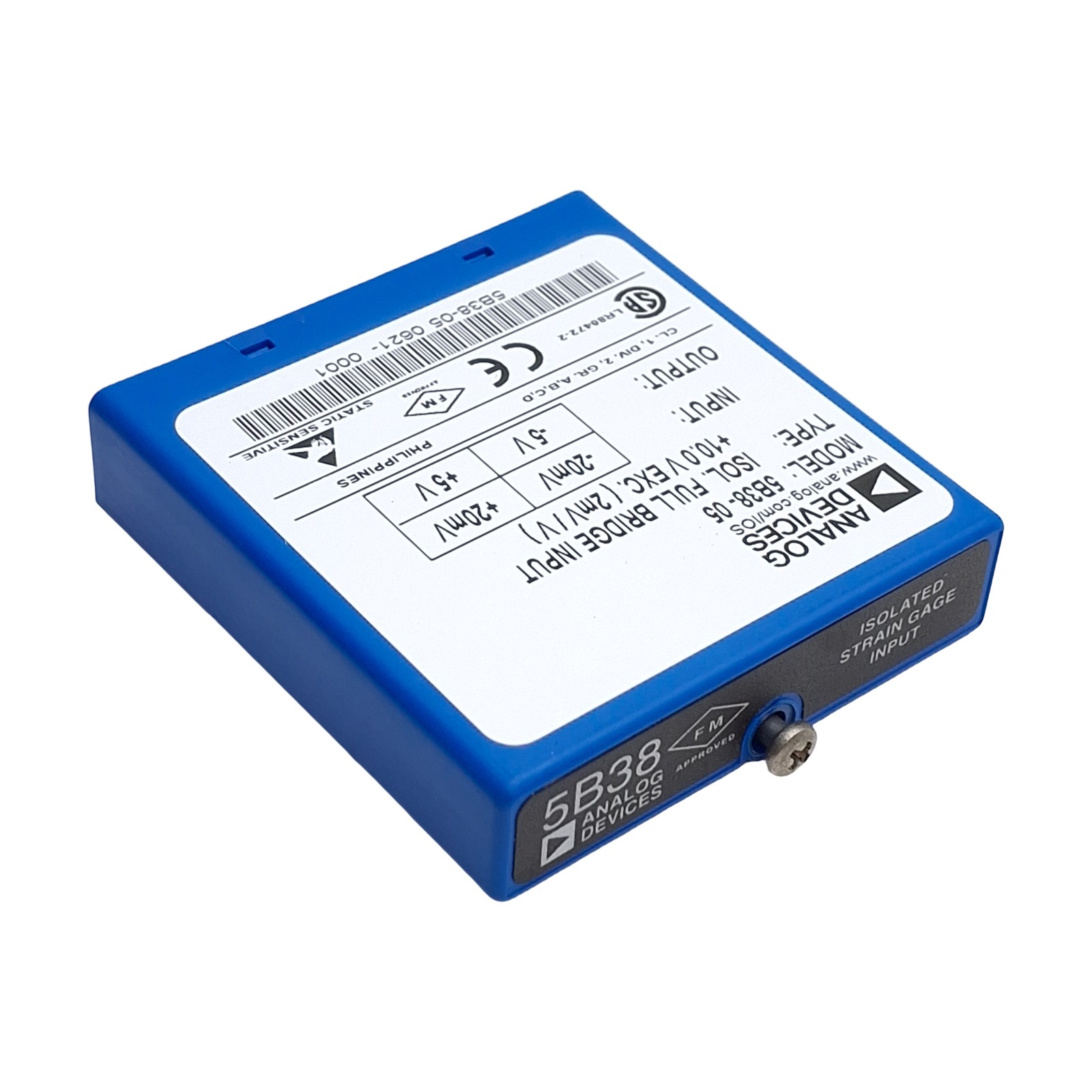 Analog Devices 5B38-05 Signal Conditioning Module, +/- 20mV Input, +/-5V Output