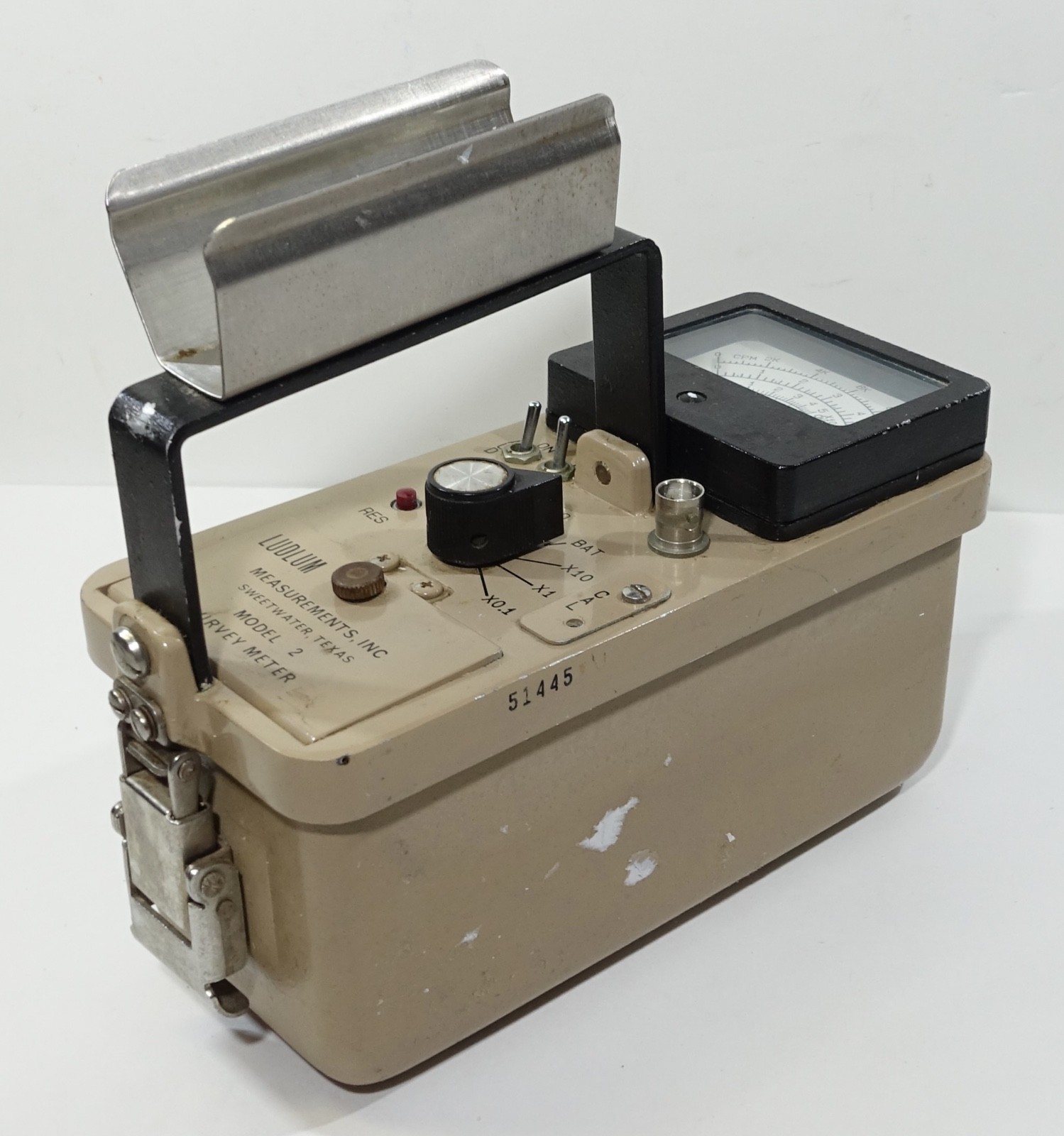 Ludlum Measurements Model 2 Geiger Survey Meter; Fully Functional