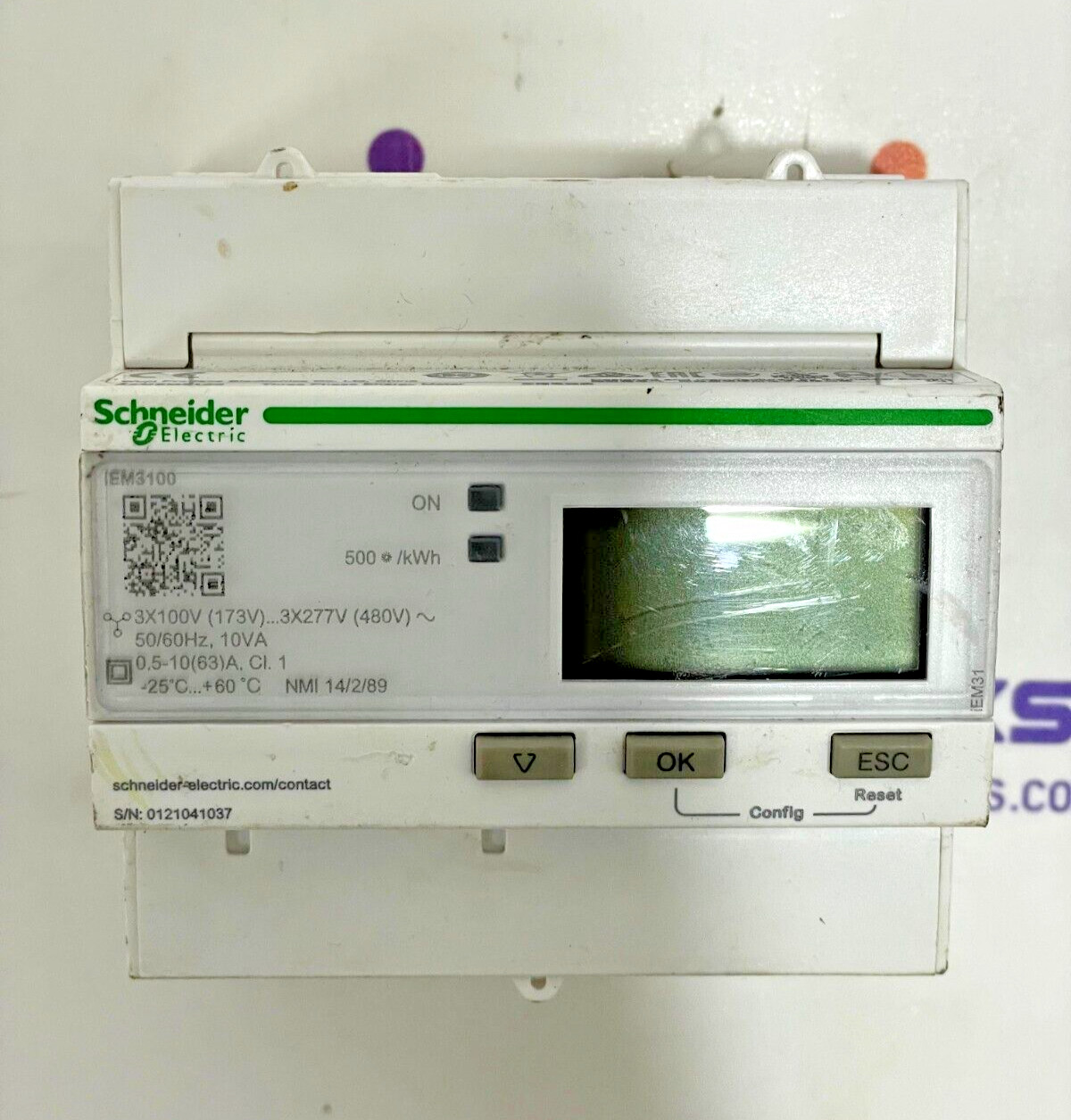 Schneider Electric IEM3100 Three Phase Energy Meter A9MEM3100