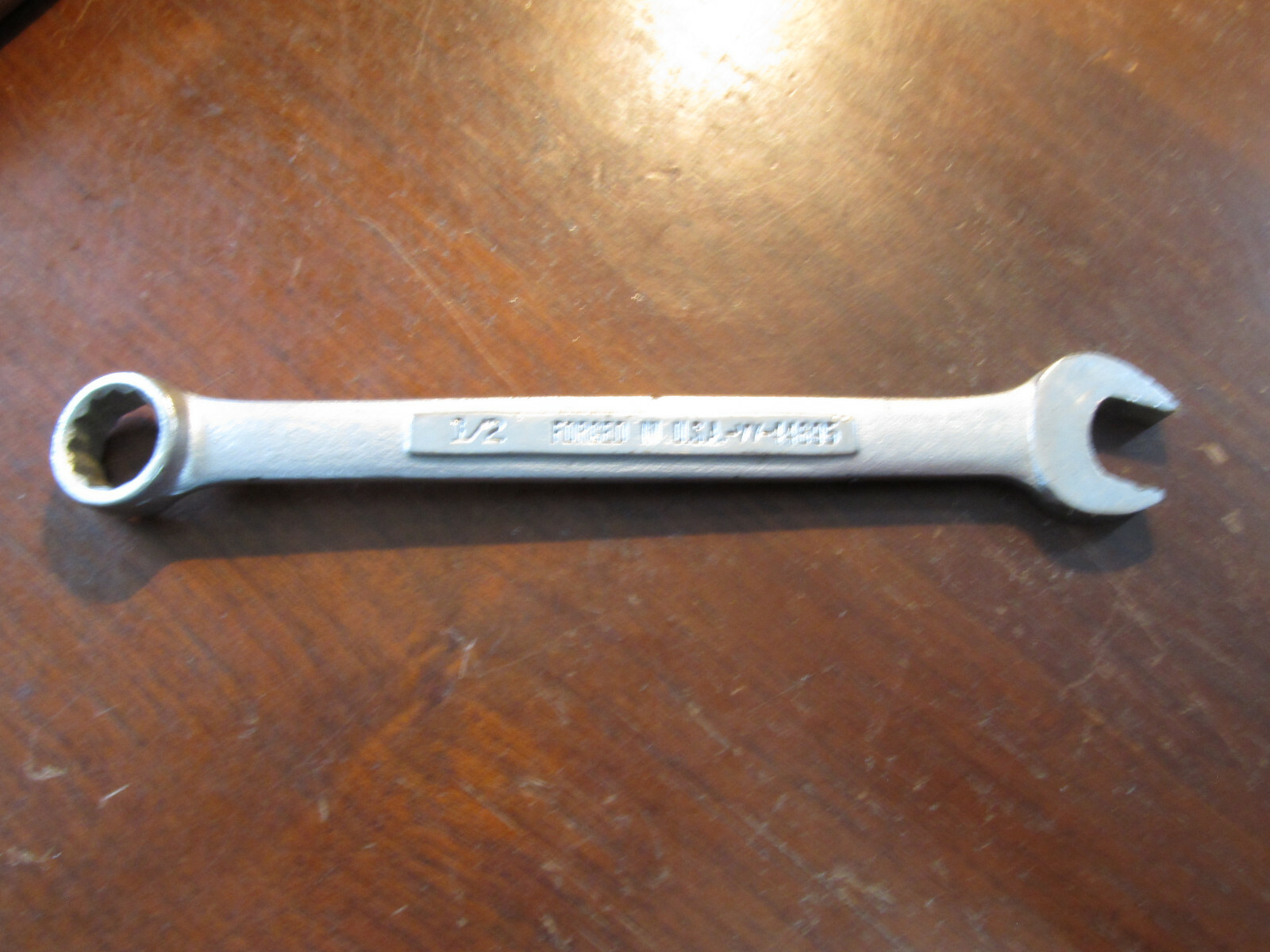 Vintage Craftsman 1/2" Combination Wrench VV series 44695 Made in USA