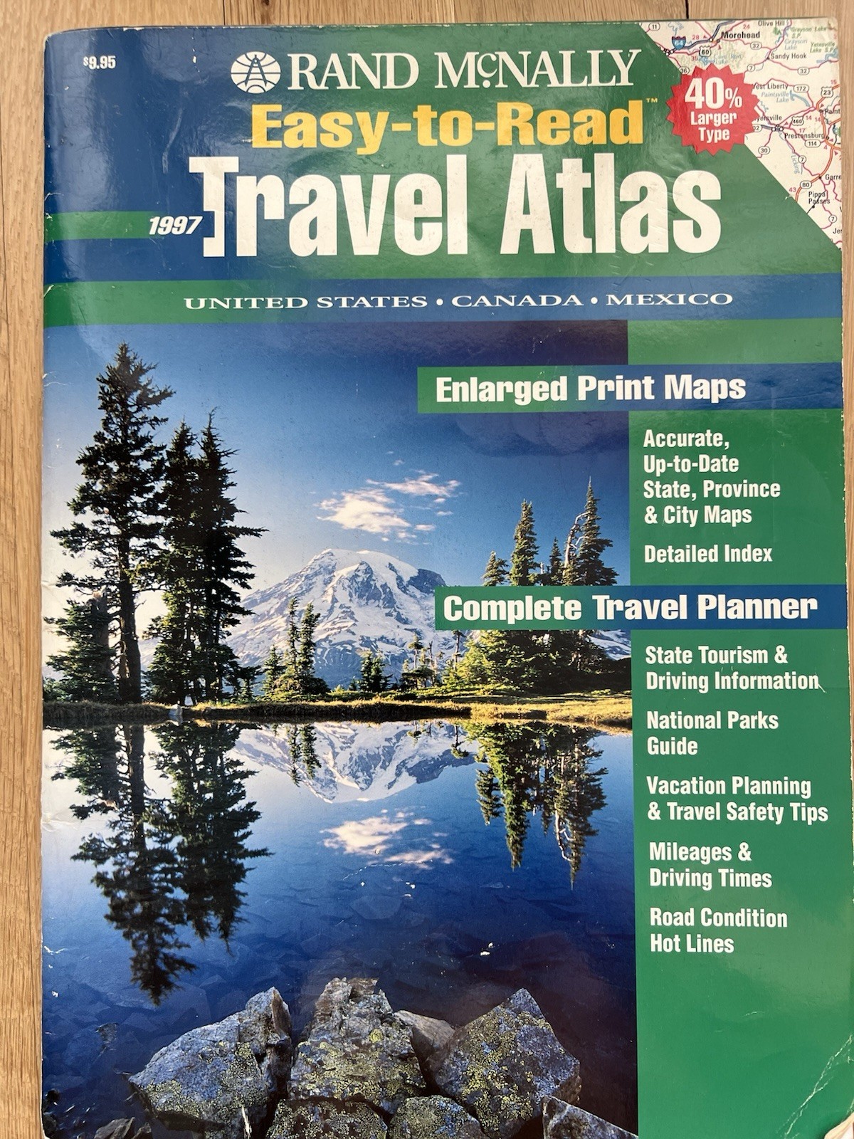 Rand McNally Road Atlas Travel Guide United States+Canada+Mexico Map Book