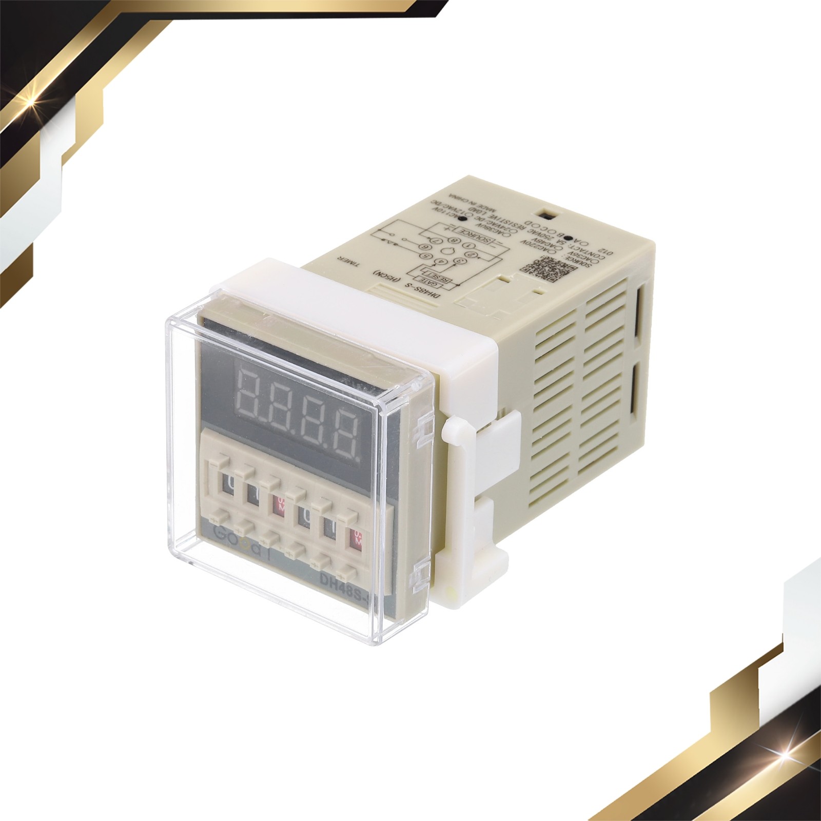 Digital Display Timer Relay DH48S-S 110V Cycle 0.1S-99H Delay Switch 8Pin