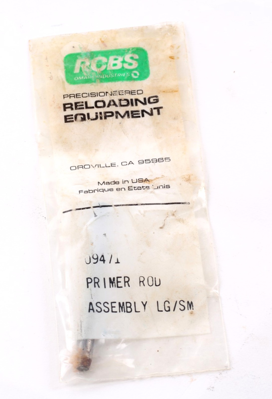 RCBS 09471 Primer Rod Assembly-DRA-20