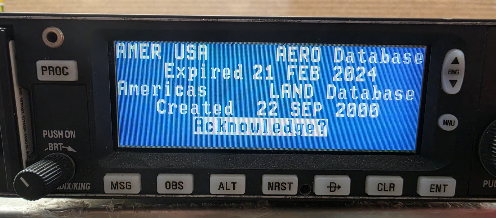 Bendix/King KLN 94 GPS P/N 069-01034-0101