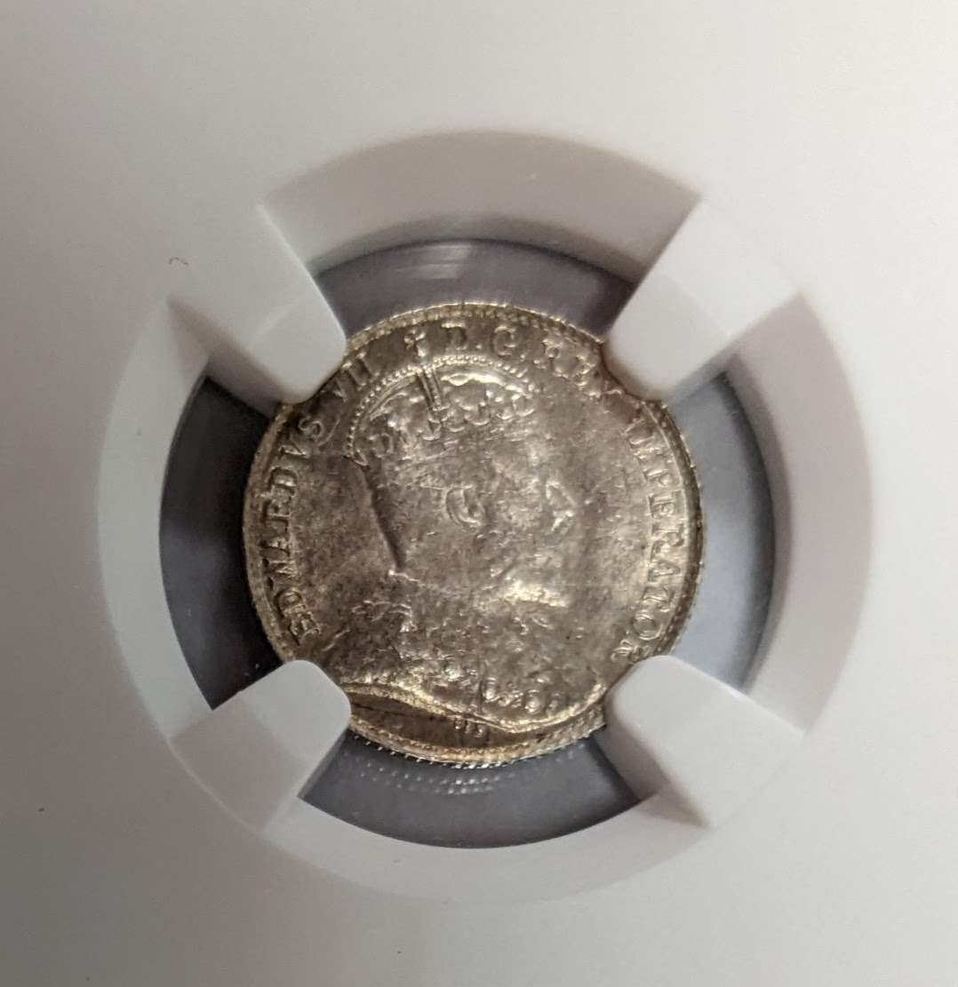 1905 Canada 5c NGC MS 61