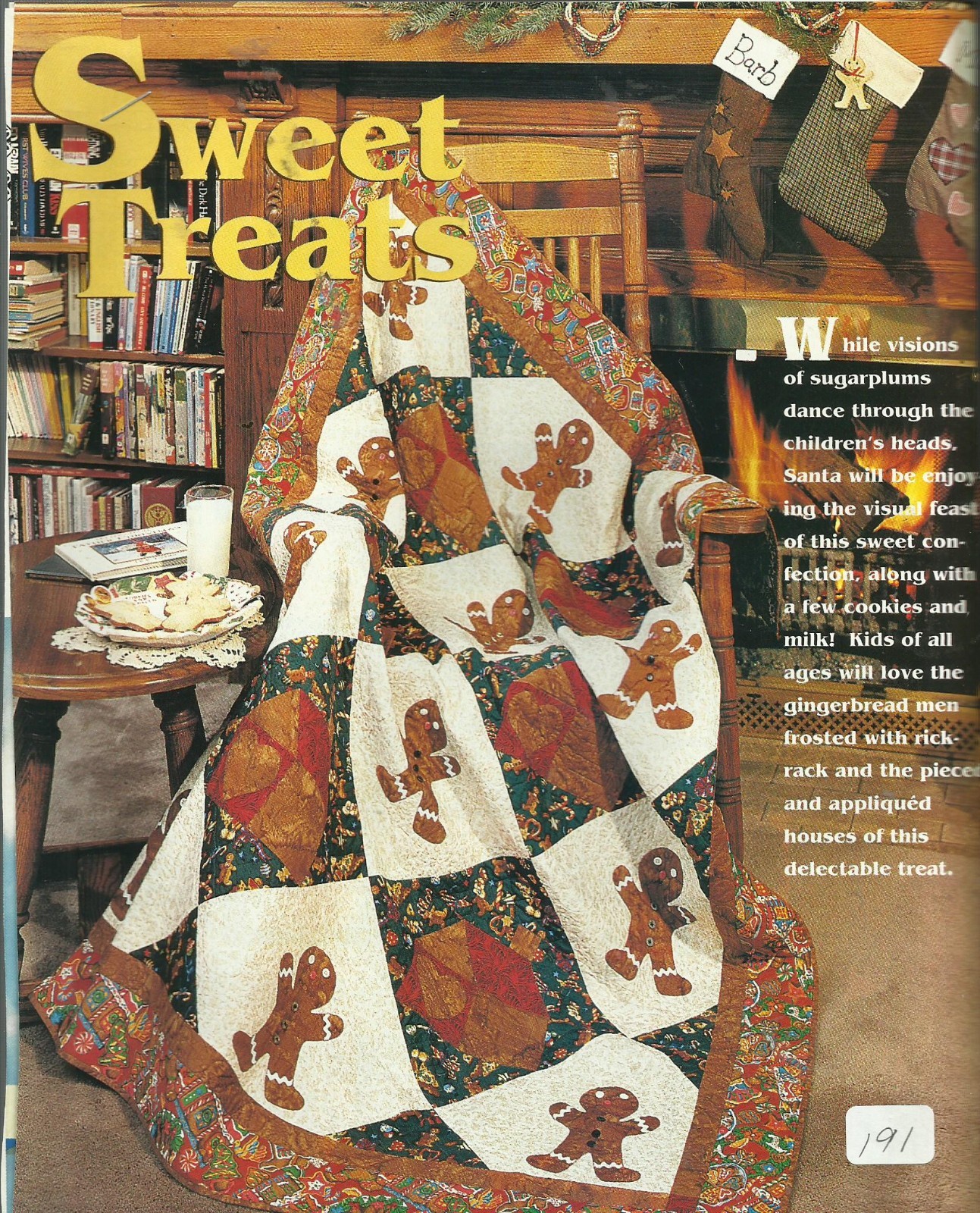 E0009 SWEET TREATS  QUILT PATTERN/INSTRUCTIONS