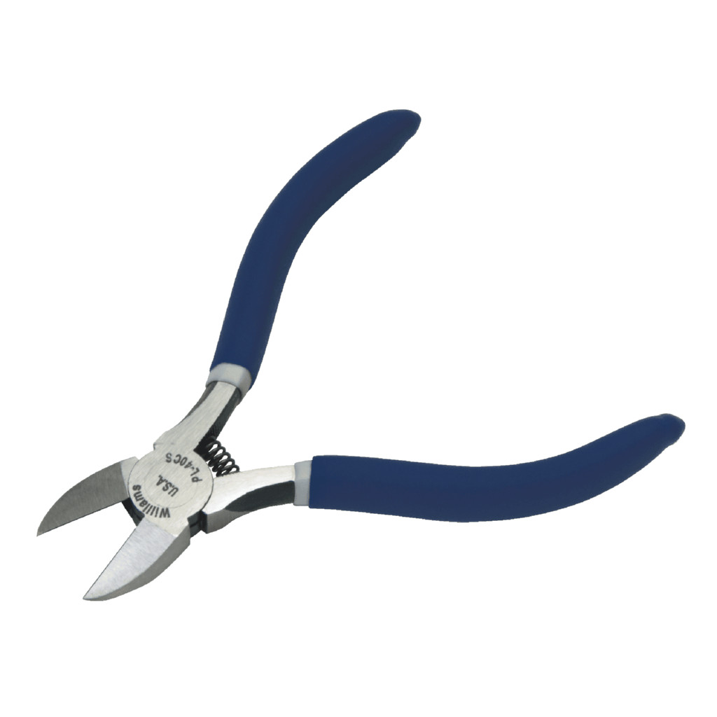 Williams PL-40CS 5-Inch Flush Cut Diagonal Cutting Pliers with Spring