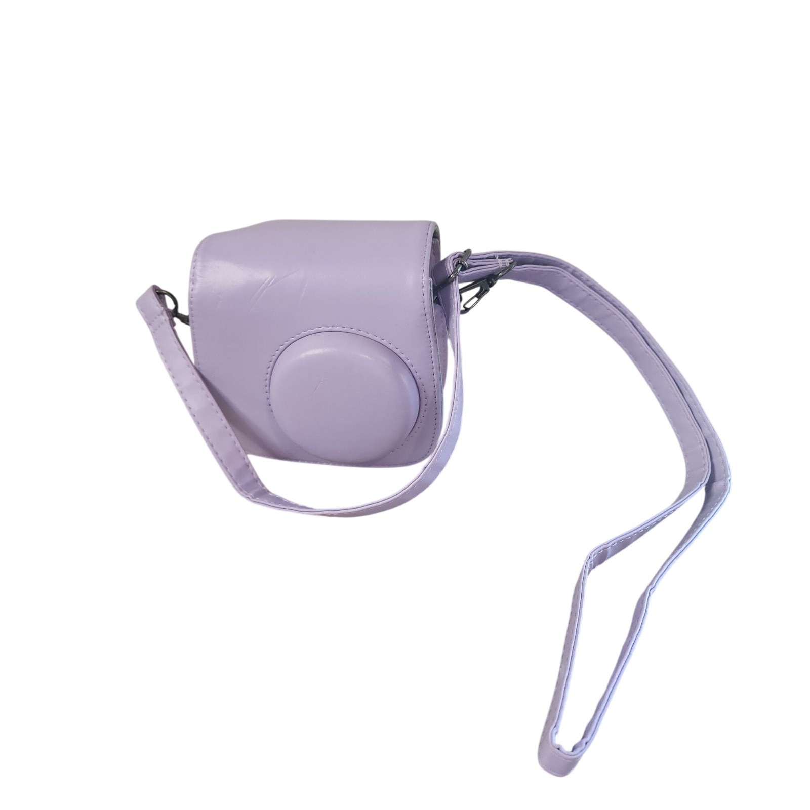 Case for Mini 12 11 Instant Camera Purple faux Leather