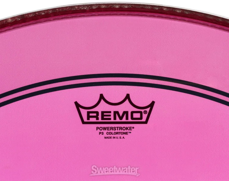 Remo Powerstroke 3 Colortone Bass Drumhead - 24" - Pink