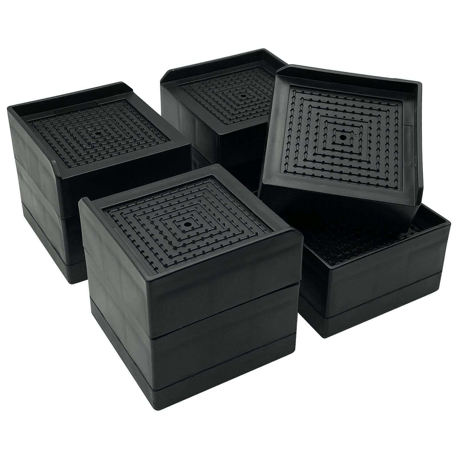 Bed Furniture Risers Adjustable Raise Blocks 1.534 and 6 inch Stilts Heavy D