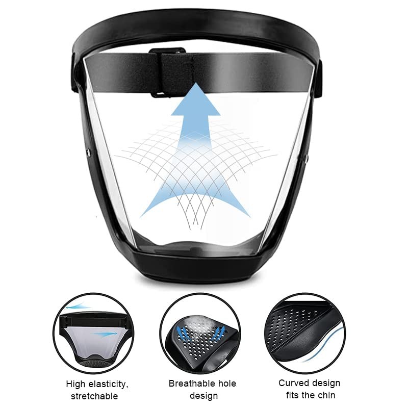 2pcs Super Protective Face Shield, Mask for Work,Full Weed