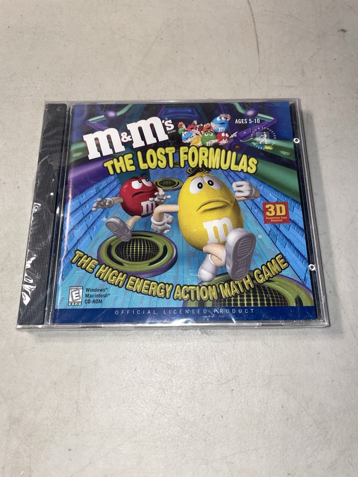 NEW M&M's The Lost Formulas 3D Early Learning Mathematics CD-ROM 2000 Win/Mac