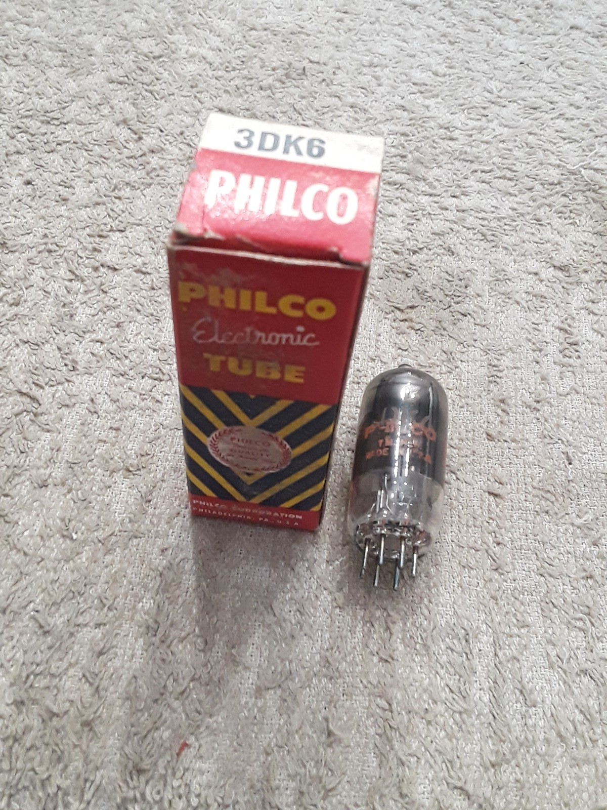 NOS Philco 3DK6 Vacuum Tube