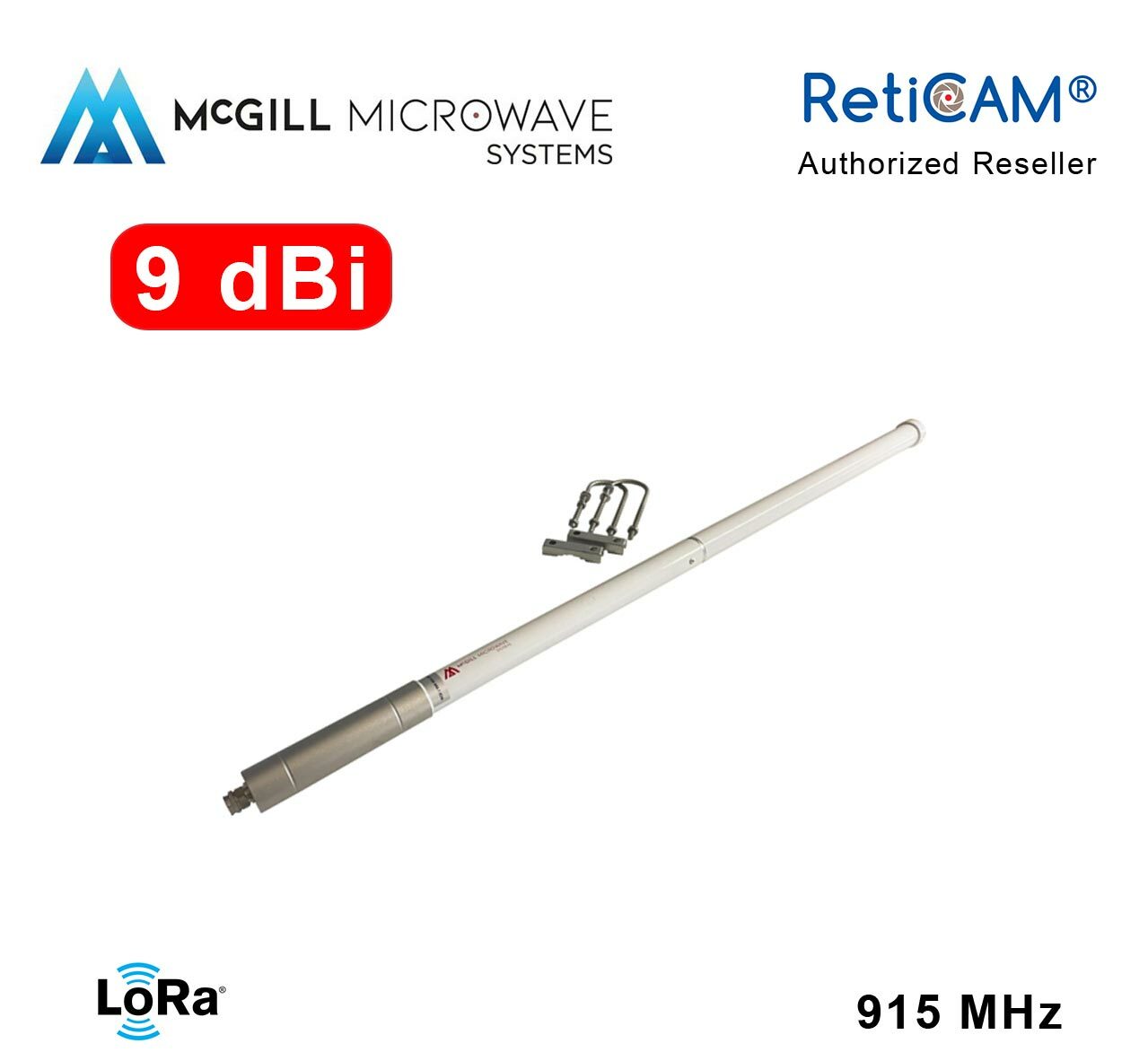 McGill Antenna 9dBi Tuned 915MHz Omni Directional for Helium Hotspot Miner
