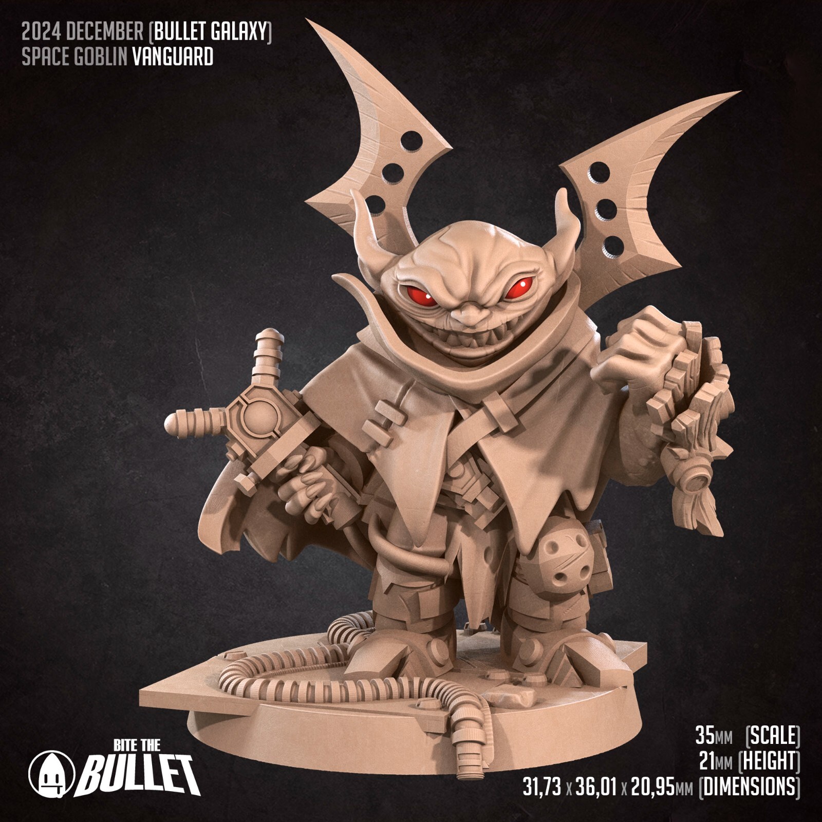Space Goblin Artificer - Engineer - Bite the Bullet - Dungeons and Dragons