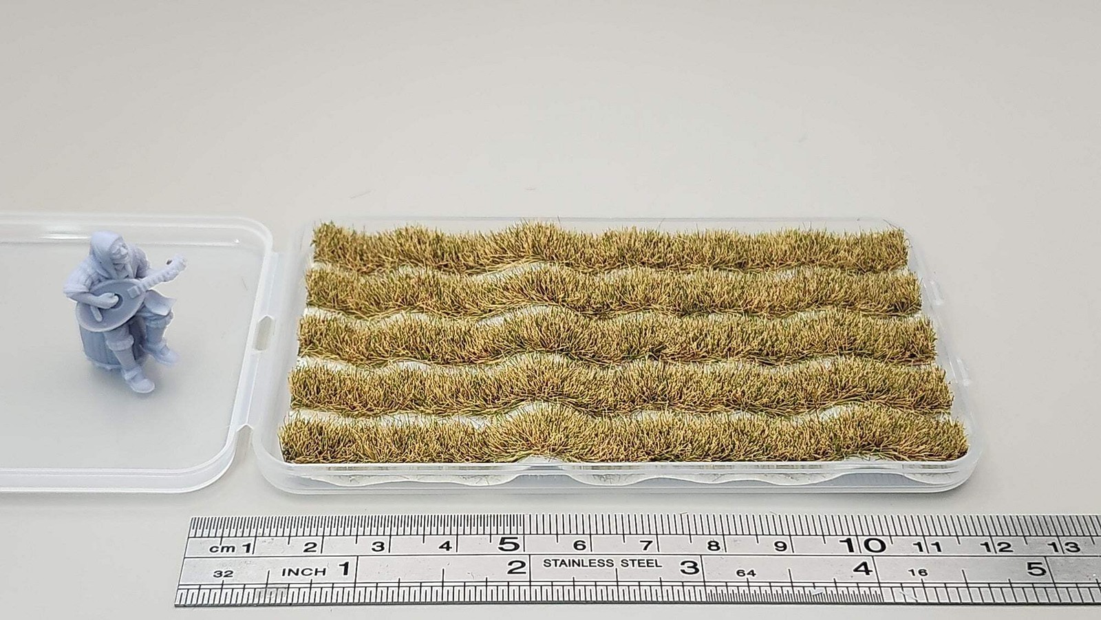 JHT - Withered Yellow Strip Grass Tufts - Self Adhesive Grass Tufts - 5mm height