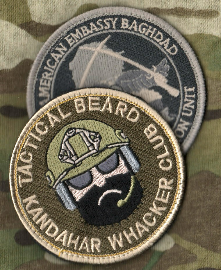OSAC DIPLOMATIC SECURITY DSS US EMBASSY BAGHDAD/KABUL TACT BEARD vêlkrö 2-PC SET